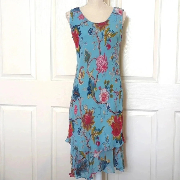 Paradise NY Dresses & Skirts - Paradise NY Floral Y2K tiered Dress